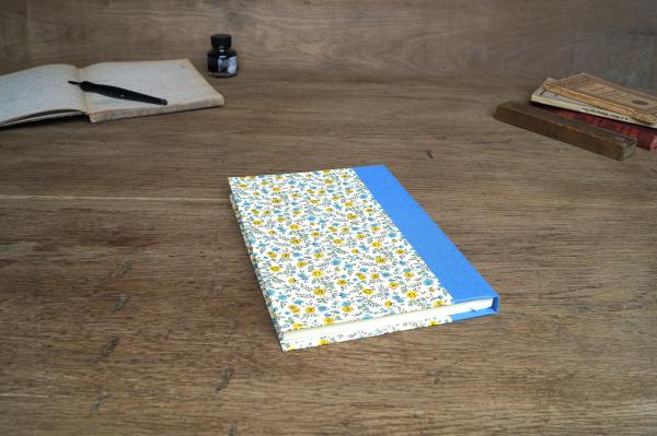 blue yellow diary unlined stationery spelling